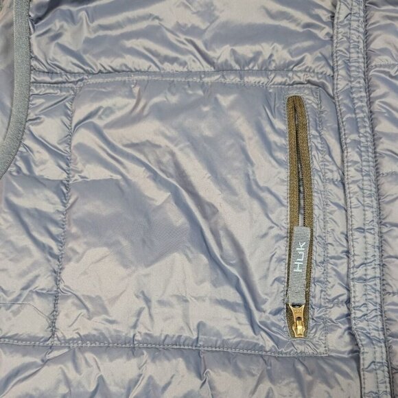 Huk Puffer Vest Men's Waypoint Insulated Gorpcore Fishing Stowable Packable XL - Picture 8 of 10